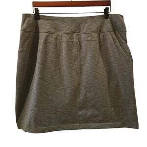 Duluth NoGa Skort UPF 50 Pocket Heather Green Hiking Stretch Skirt 1X